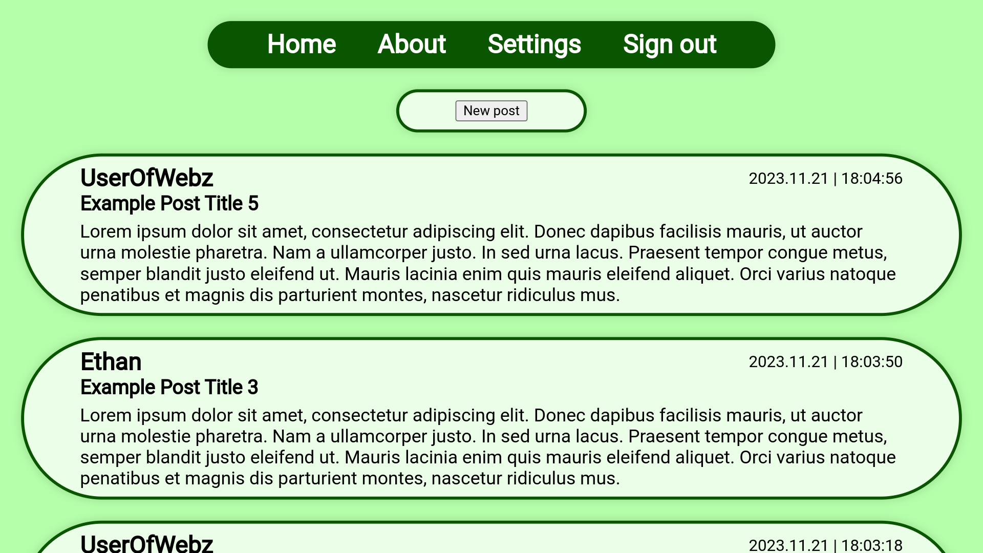 Big Thicket Network Screenshot